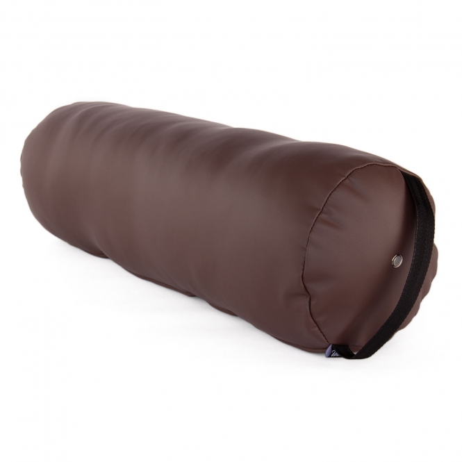 bolster coussin fluffy chocolat