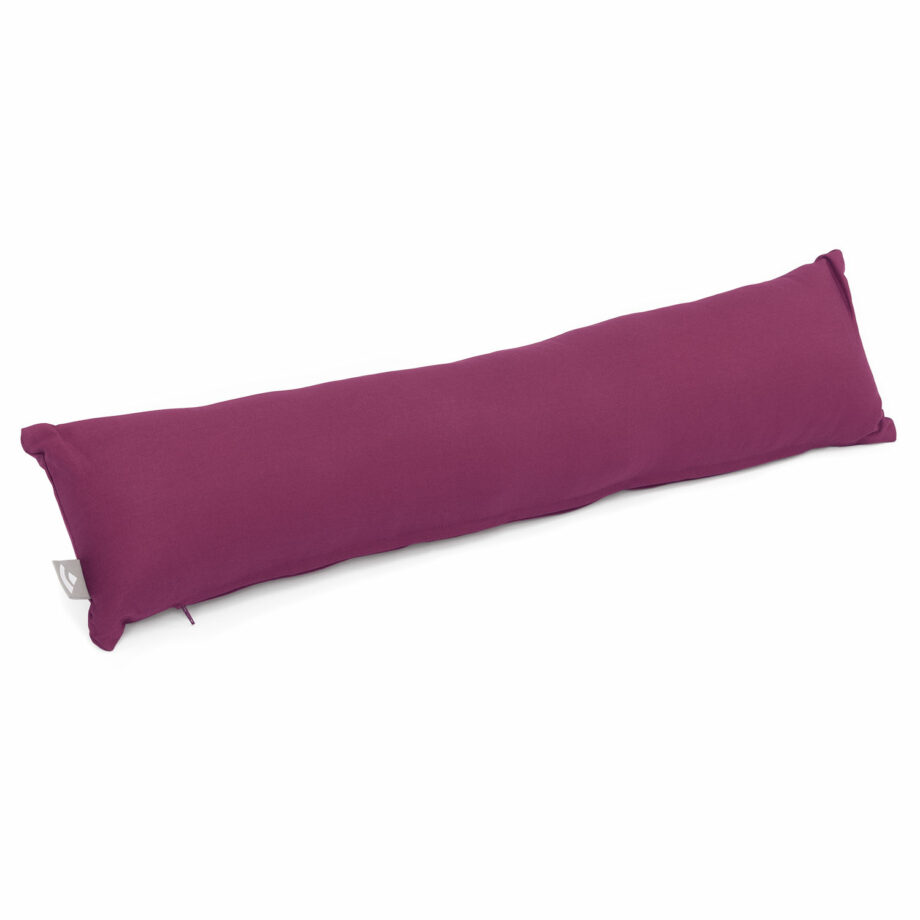 bolster de yoga coussin pranayama eco aubergine