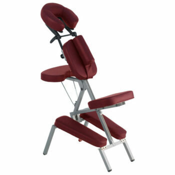 chaise de massage ergo deluxe bordeaux