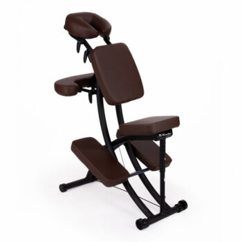 chaise de massage assis portal pro oakworks espresso