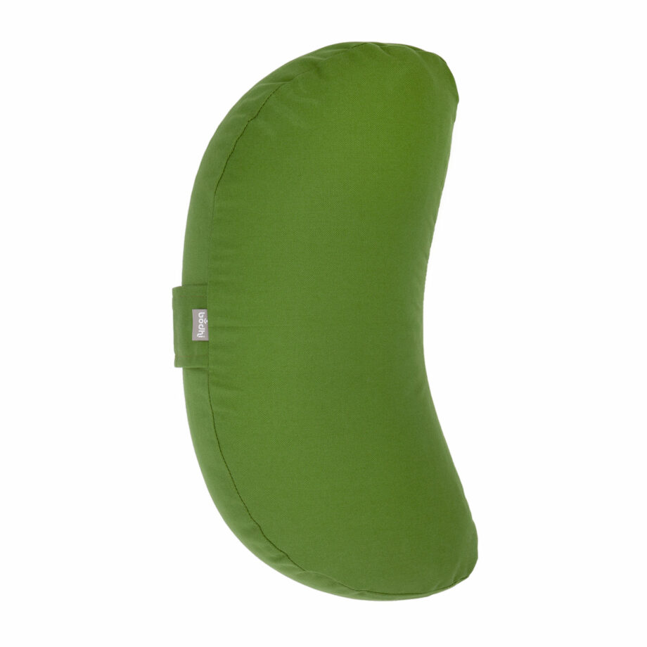 coussin de meditation croissant de lune vert