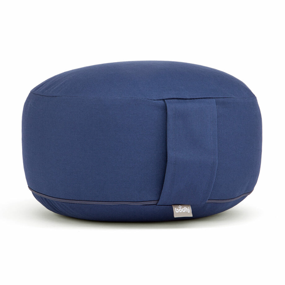 coussin de meditation rondo eco bleu