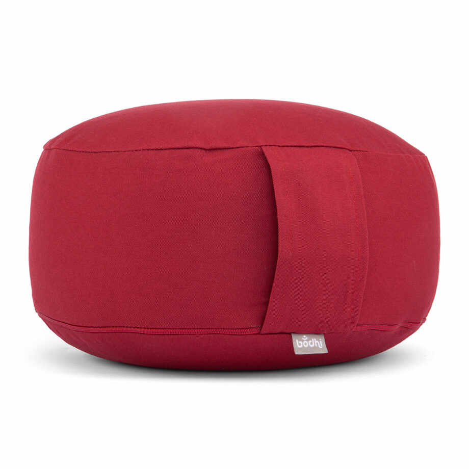 coussin de meditation rondo eco bordeaux