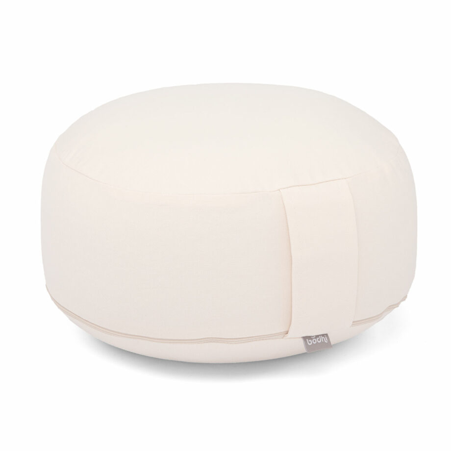 coussin de meditation rondo eco creme