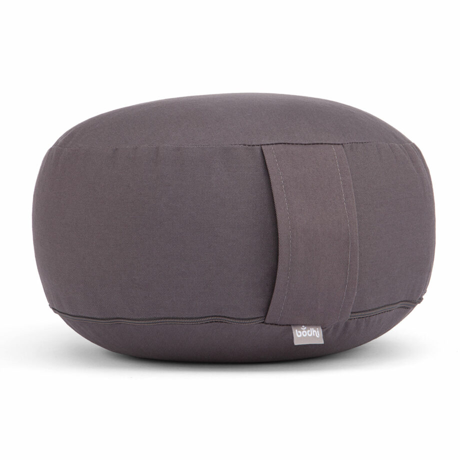 coussin de meditation rondo eco gris