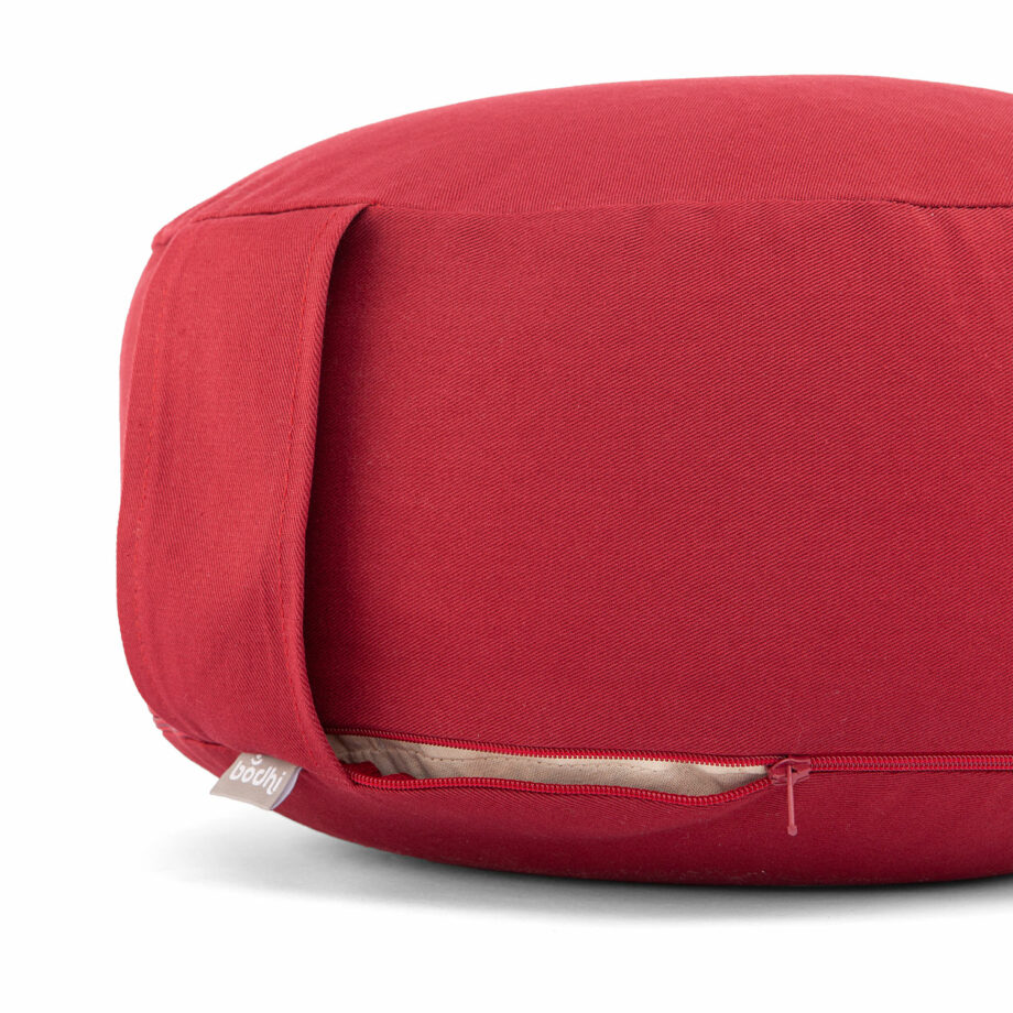 coussin de meditation rondo eco bordeaux