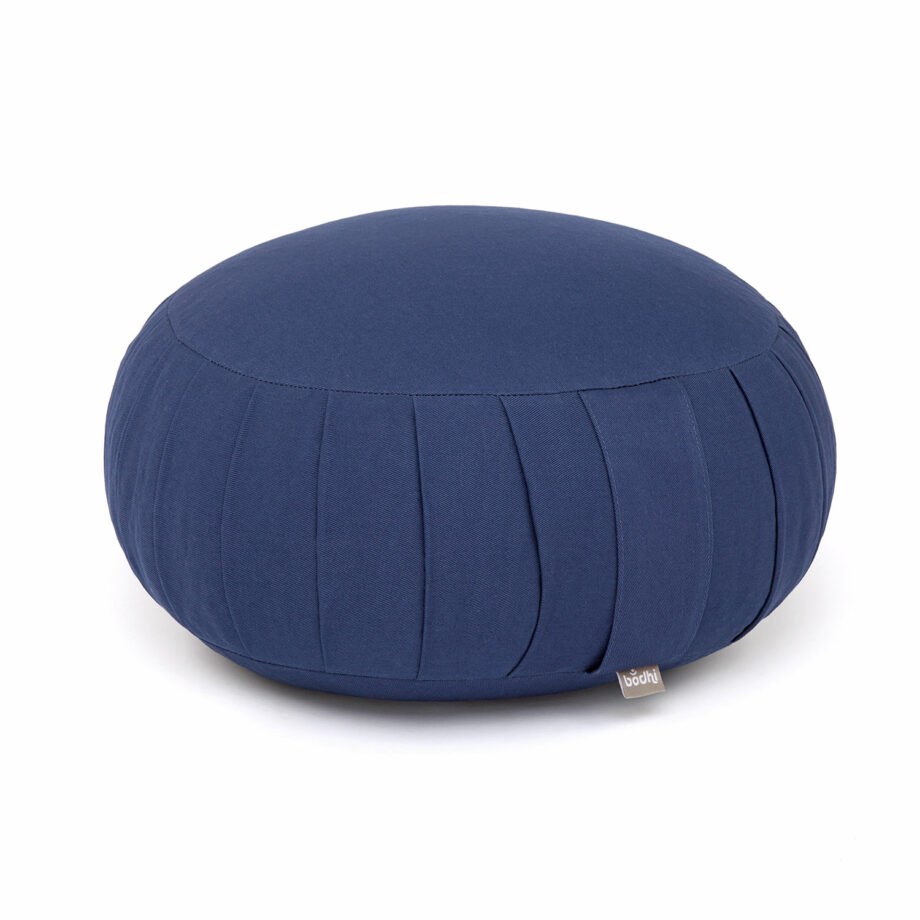 coussin de meditation zafu bleu