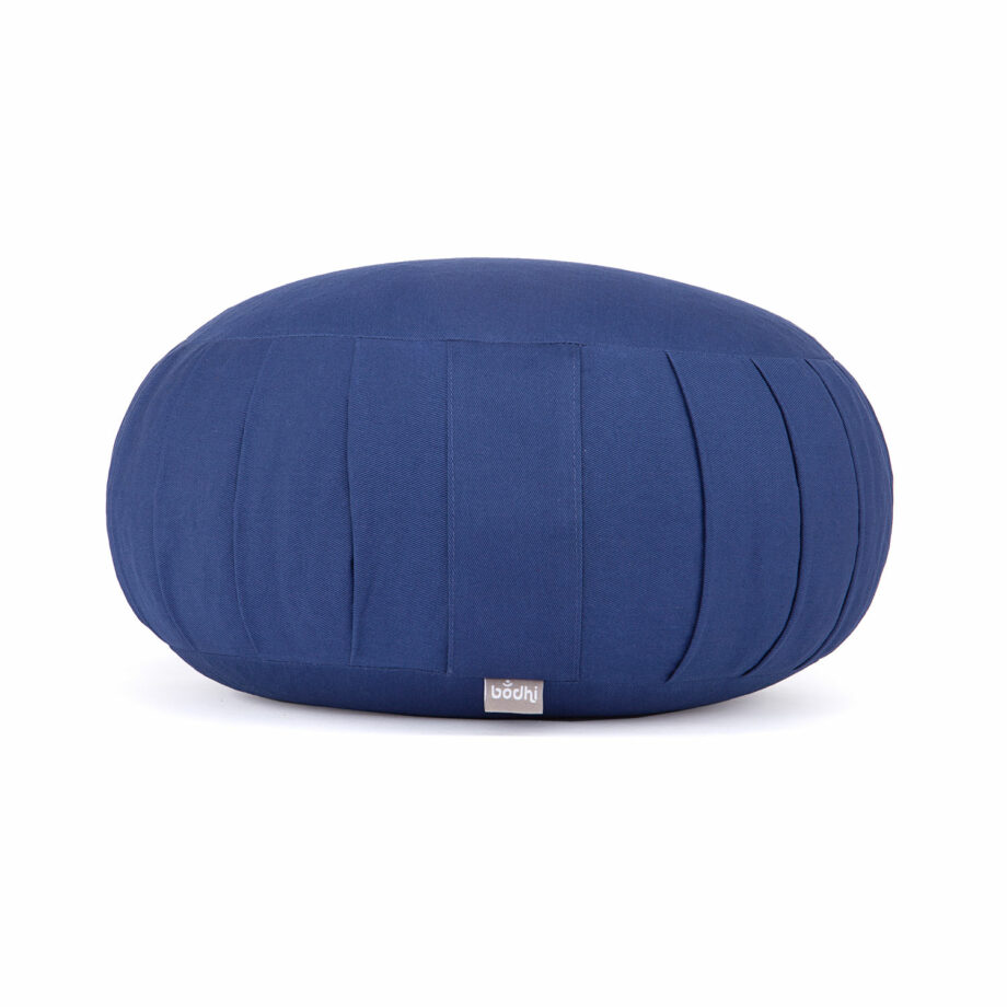 coussin de meditation zafu bleu