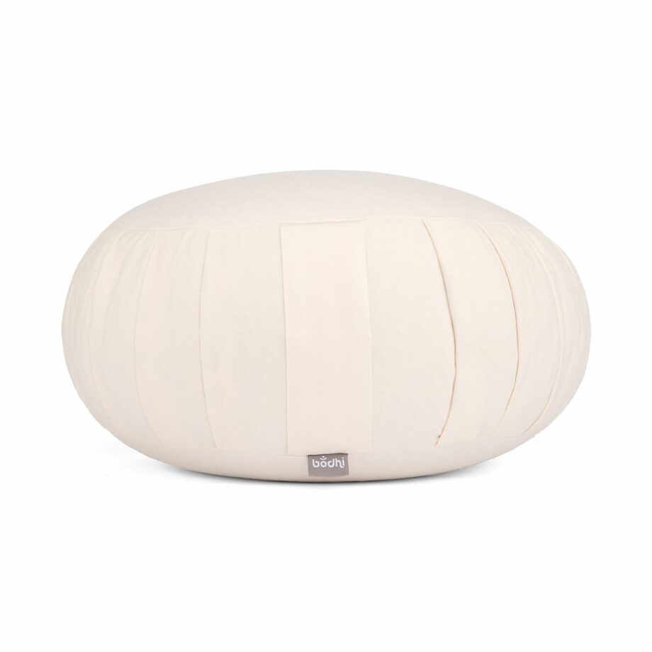 coussin de meditation zafu creme