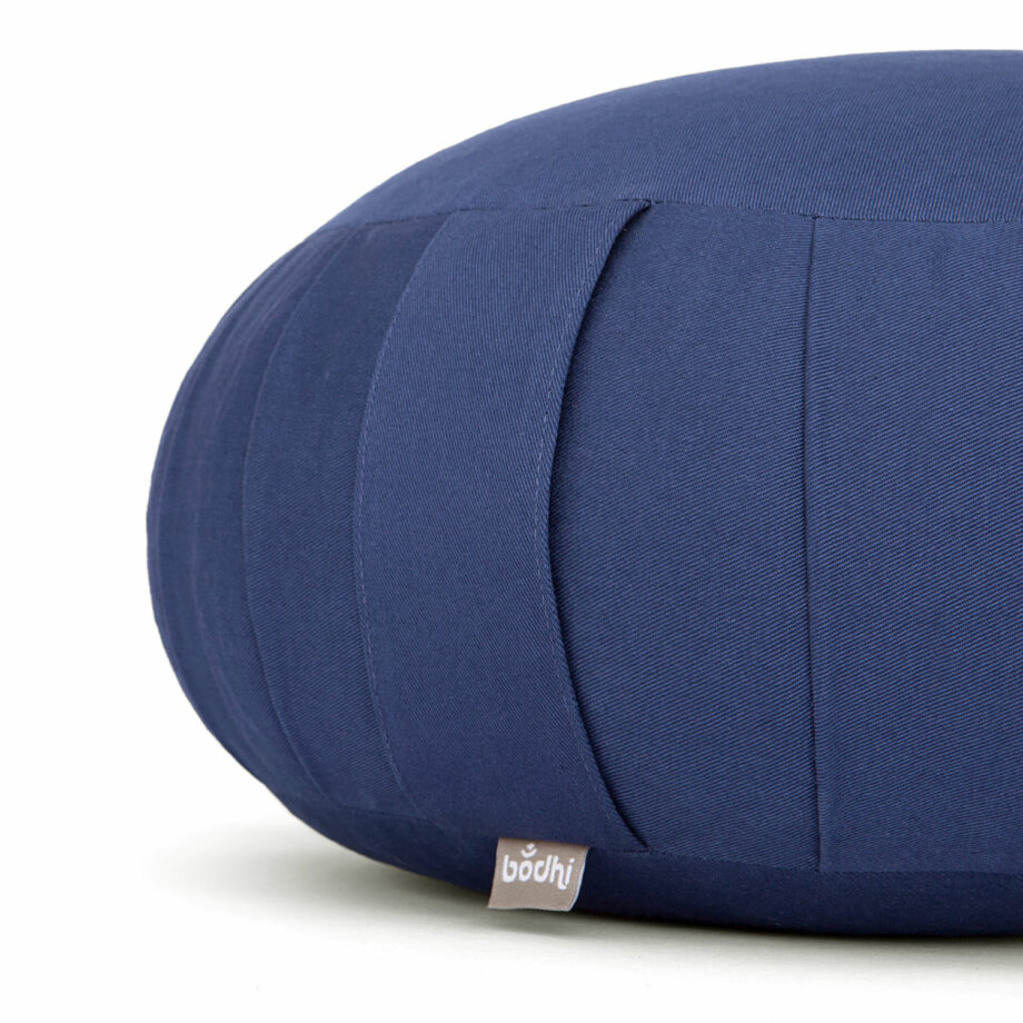 coussin de meditation zafu bleu