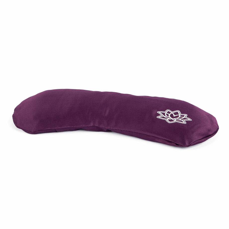 coussin pour les yeux en mako satin aubergine