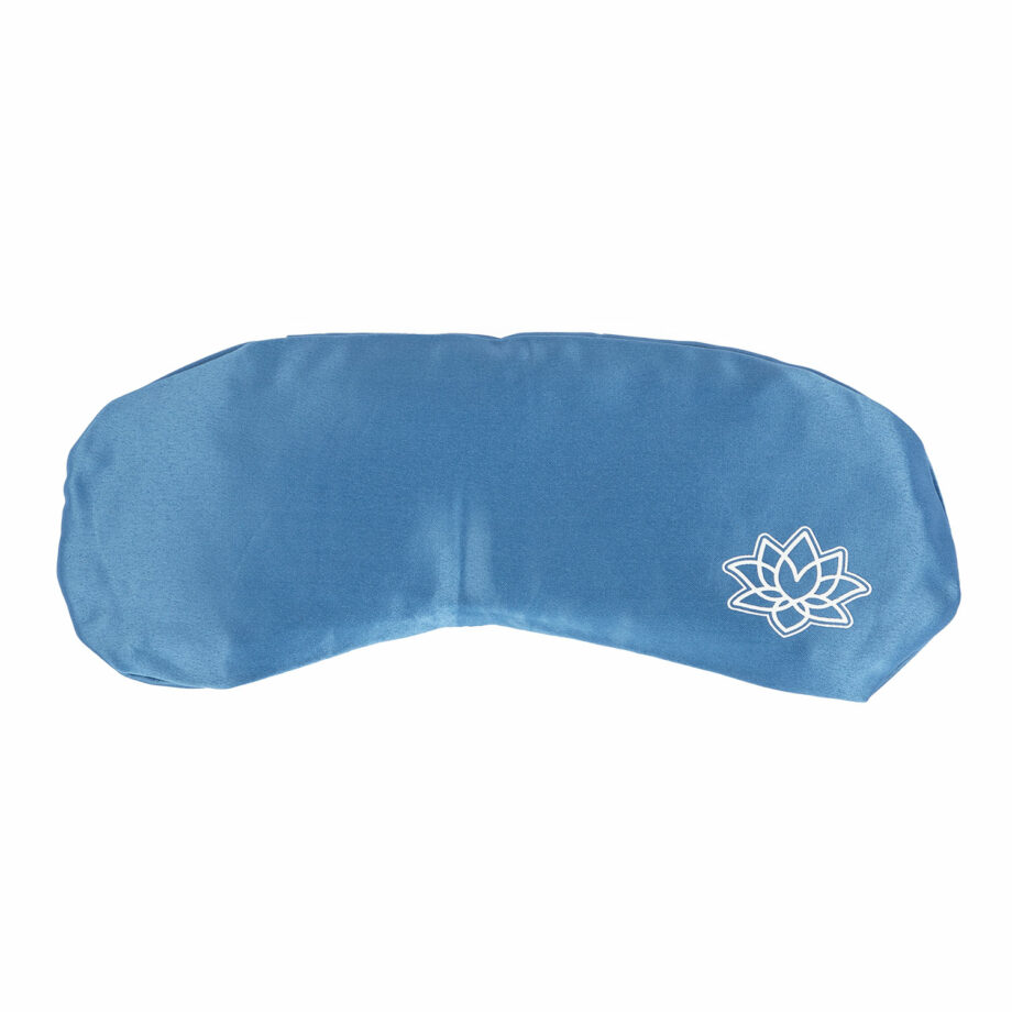 coussin pour les yeux en mako satin turquoise