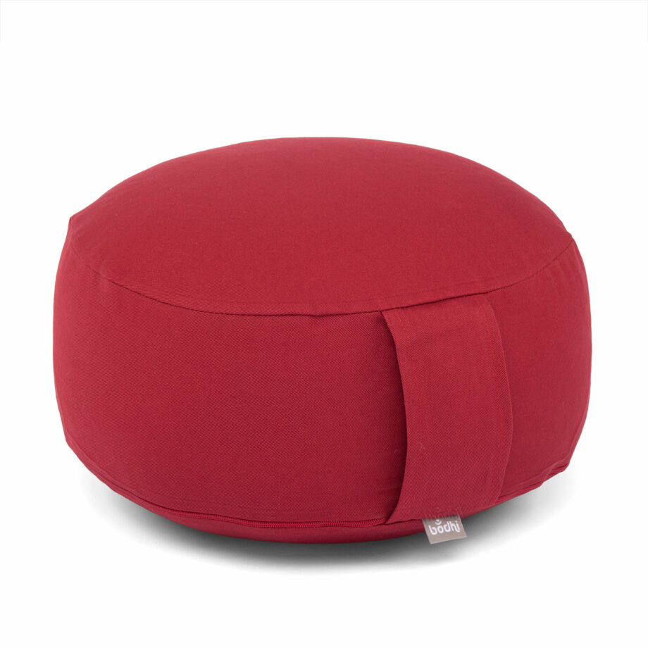 coussin de meditation rondo eco bordeaux