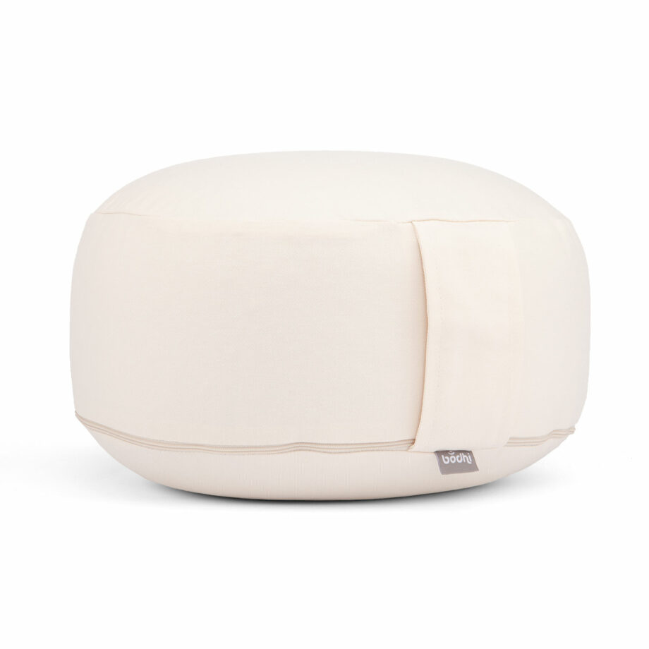 coussin de meditation rondo eco creme