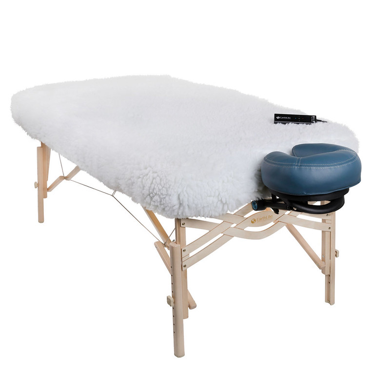 Drap housse chauffant électrique pour table de massage