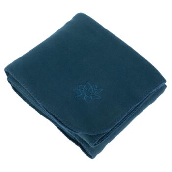 couverture polaire asana bleu