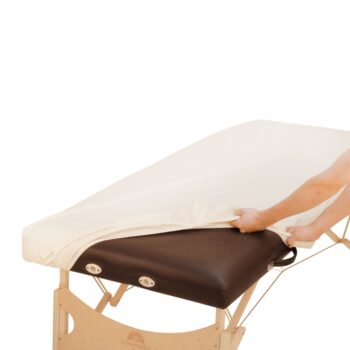 Drap housse en PU resistant a l'huile pour table de massage