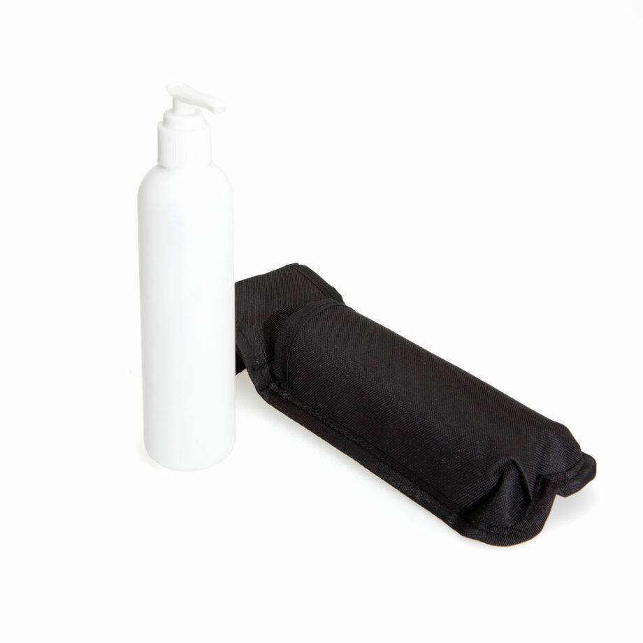 holster bouteille a pompe huile de massage