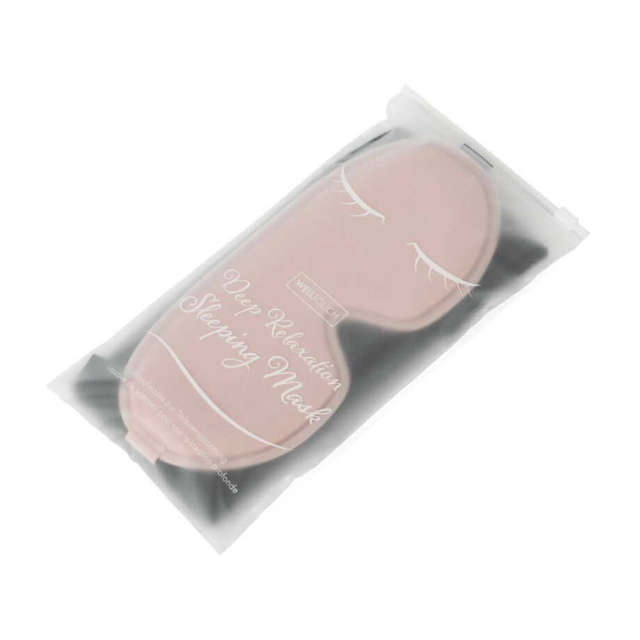 kit masque de sommeil rose