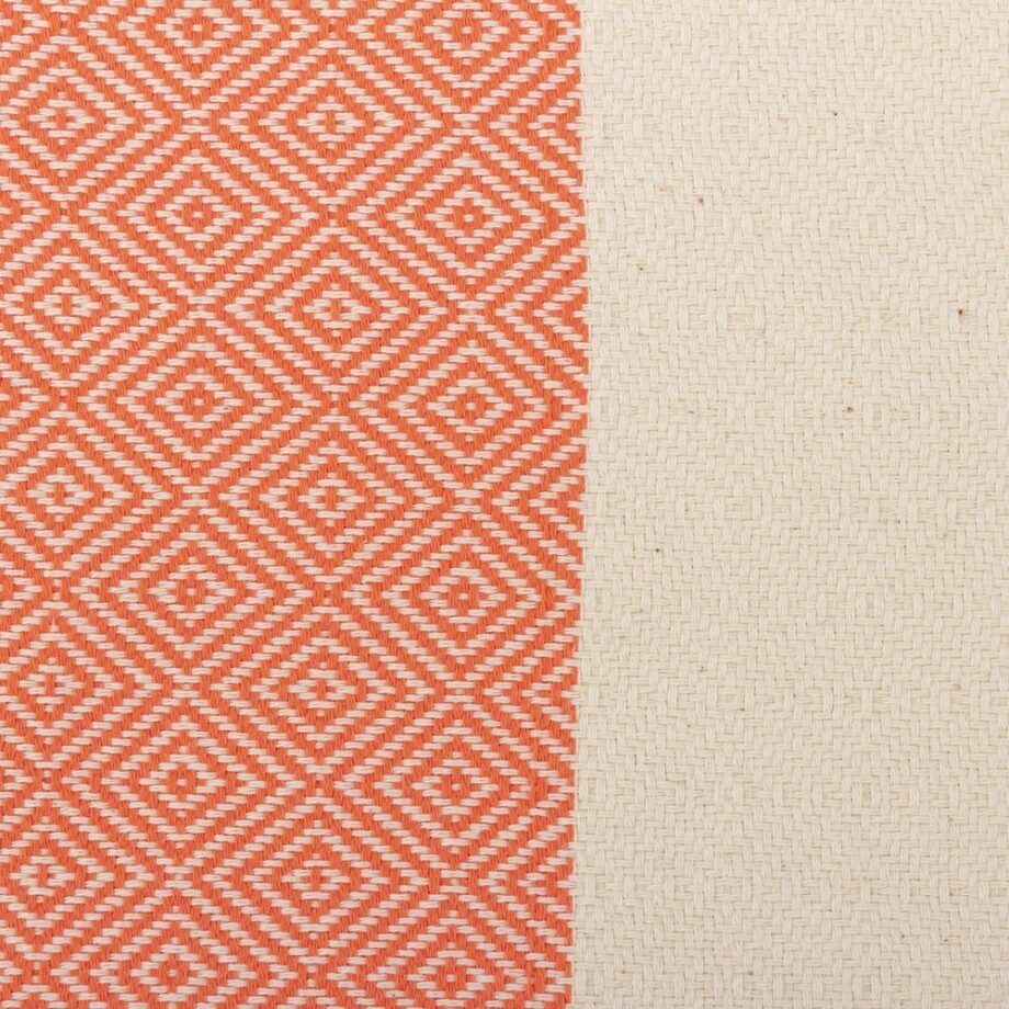pagne serviette hammam deluxe orange
