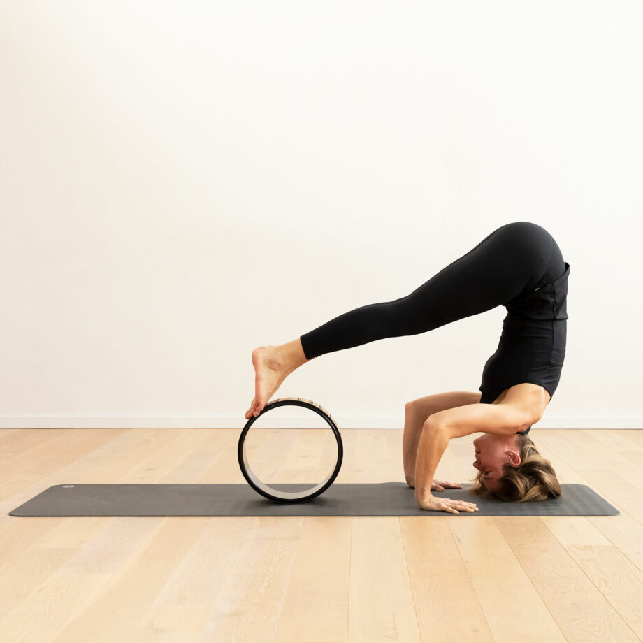 roue de yoga samsara ethno en liege position