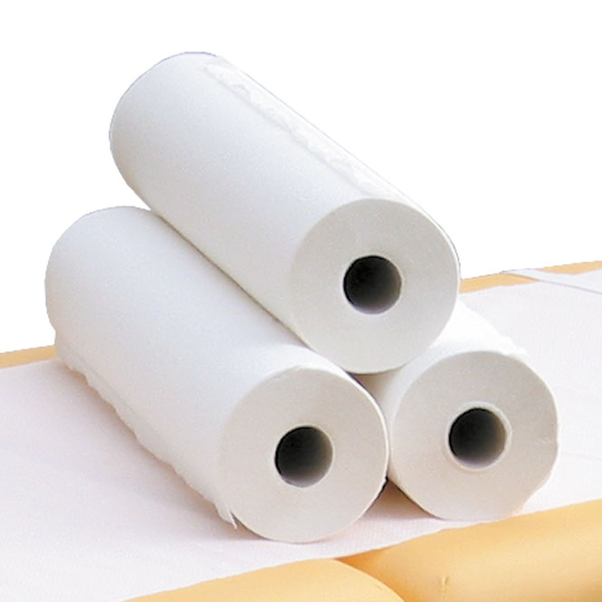 Stock Rouleaux de papier pour table de massage draps médicaux largeur 68 cm  offre 6 pcs