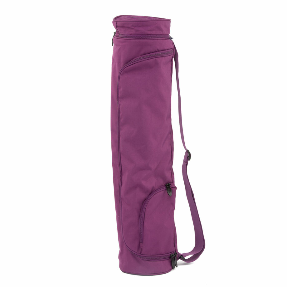 sac tapis de yoga asana aubergine