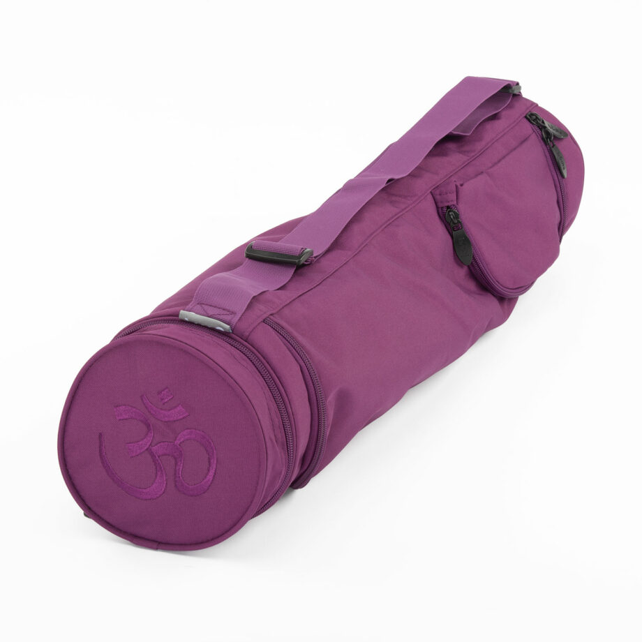 sac tapis de yoga asana aubergine