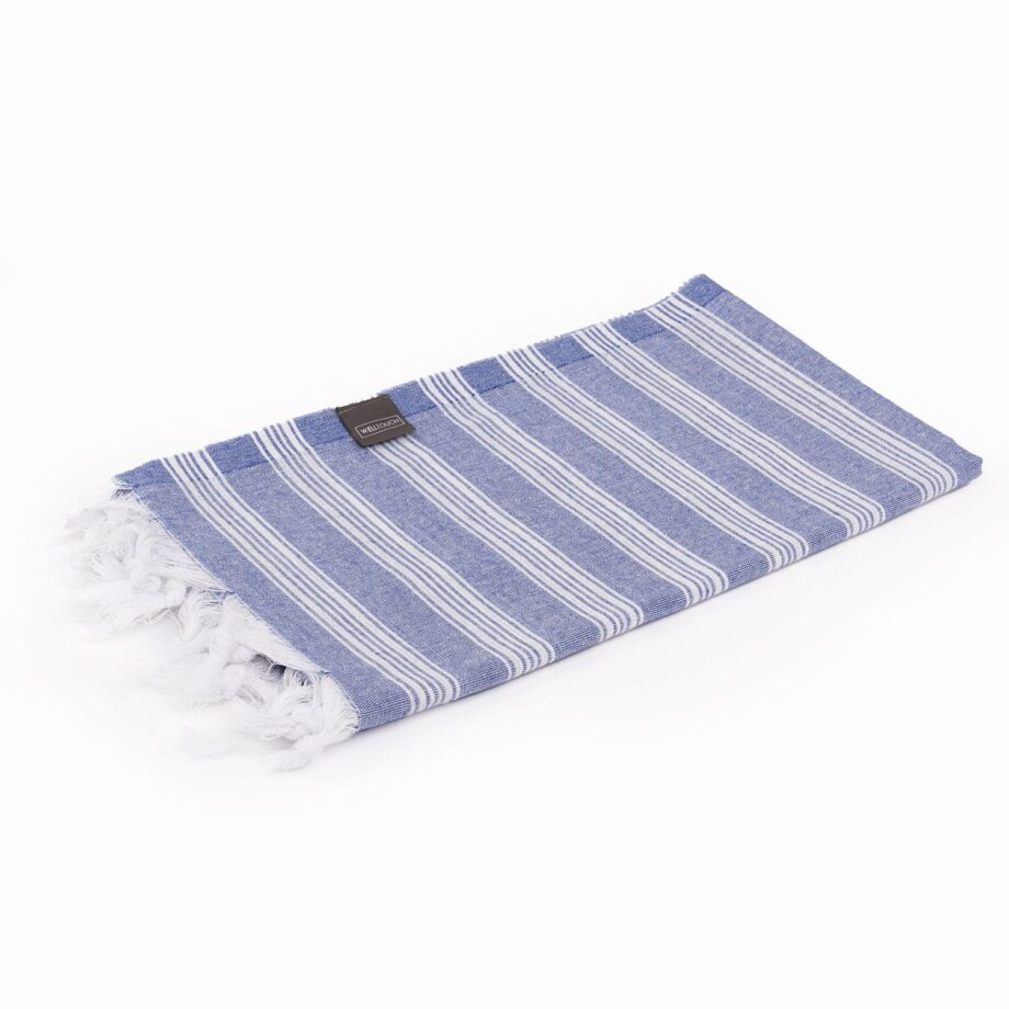 Serviette Hammam Pagne SARRAY – Fouta bleu