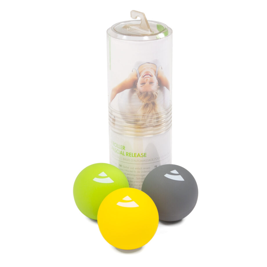 set de 3 balles de massage