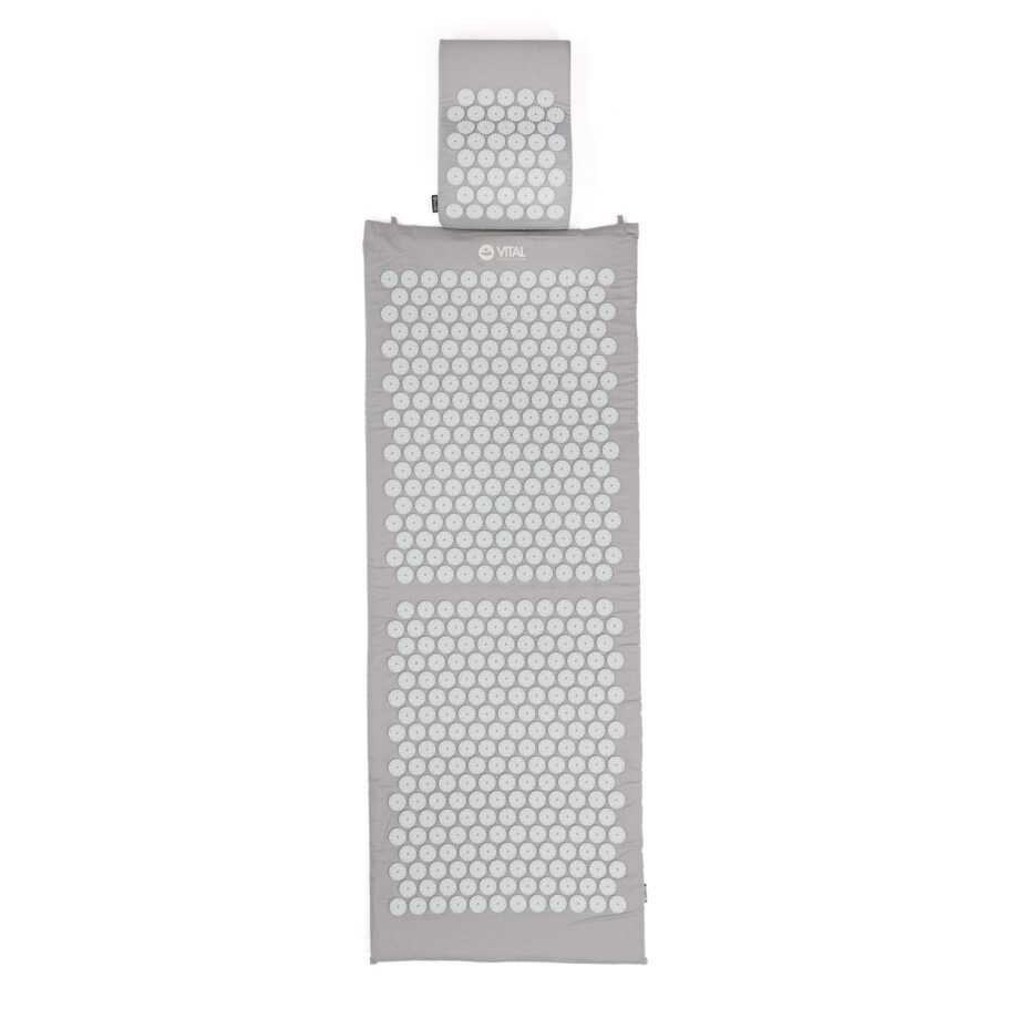 set tapis acupression xl gris