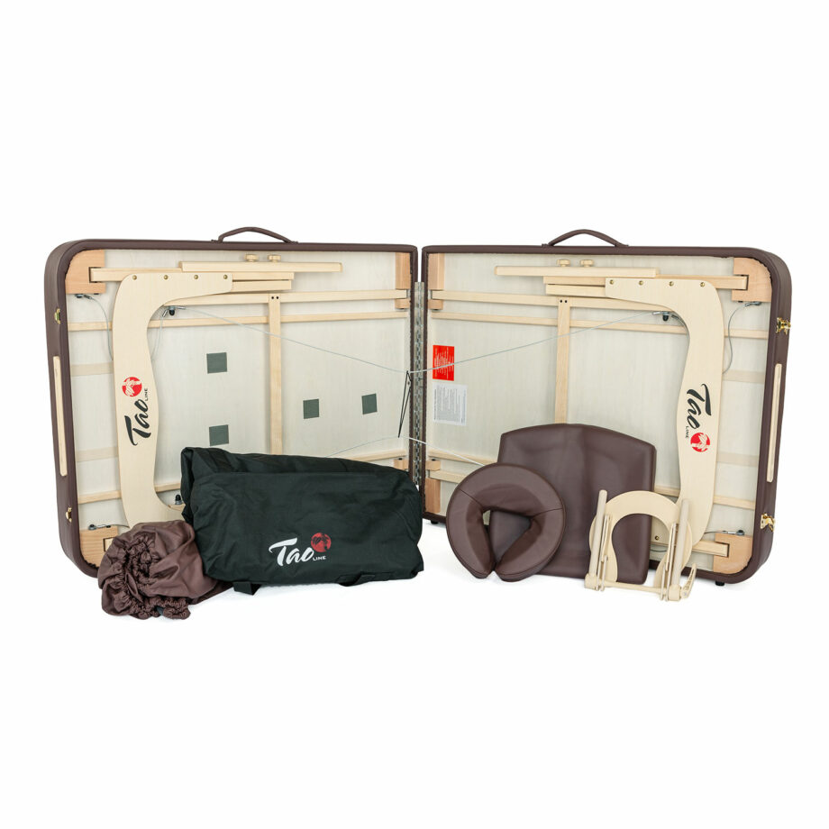 table de massage ayurvedique chocolat