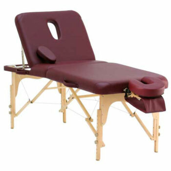 table de massage dossier relevable deluxe