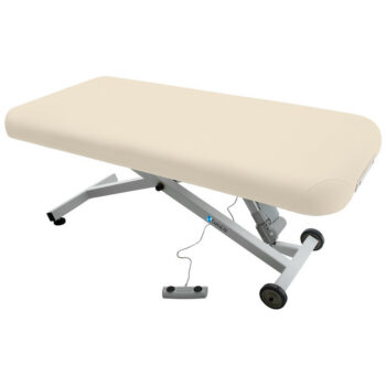 table de massage ellora earthlite dossier plat creme