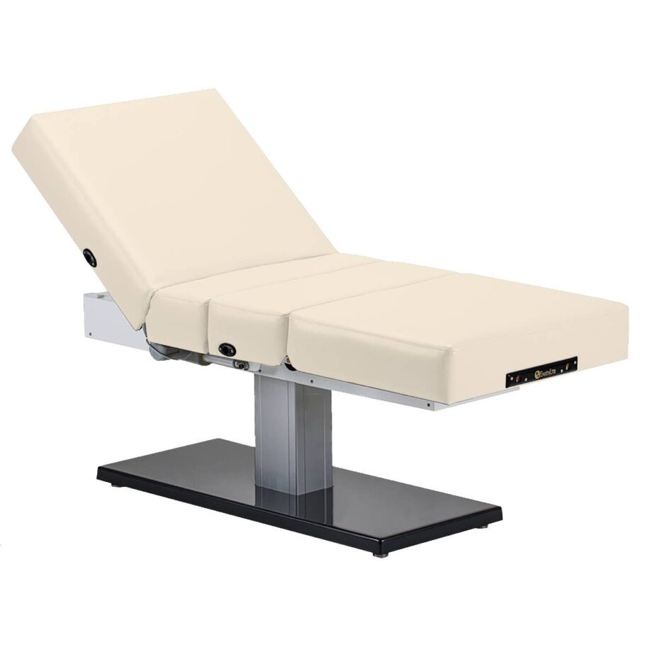 table de massage electrique EVEREST SPA salon creme