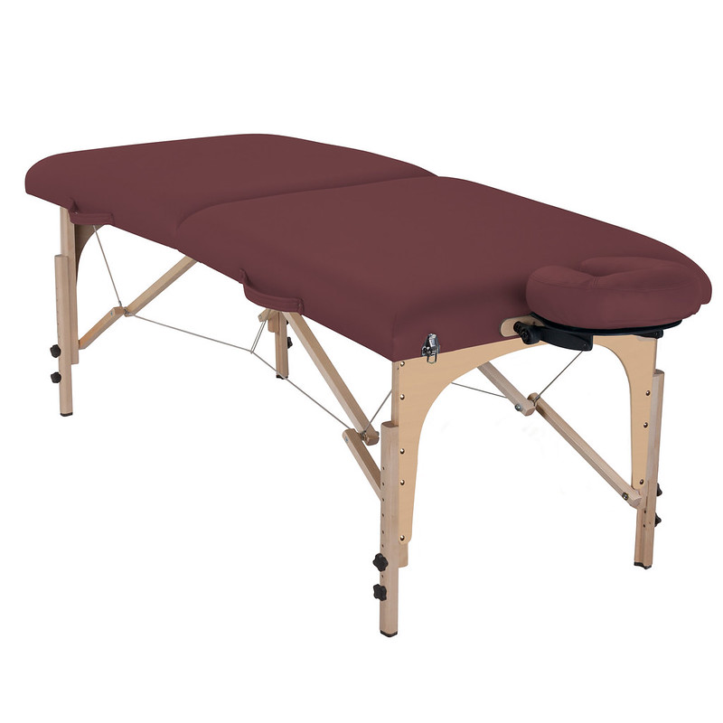 table de massage pliante element bordeaux