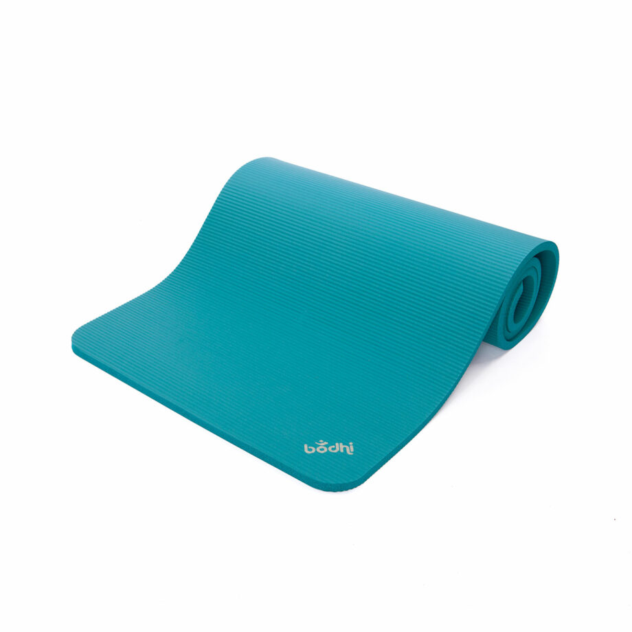 tapis de gymnastique pilates petrole