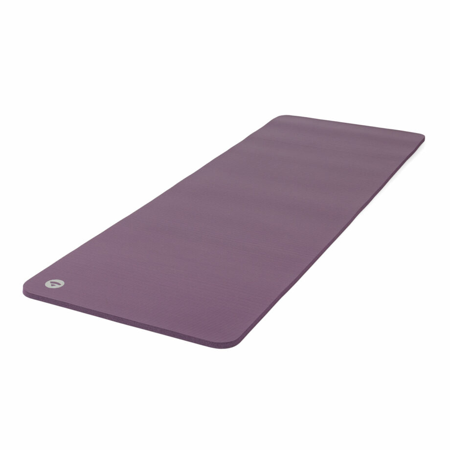 tapis de gymnastique pilates aubergine