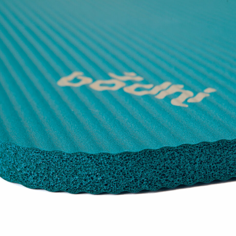 tapis de gymnastique pilates petrole