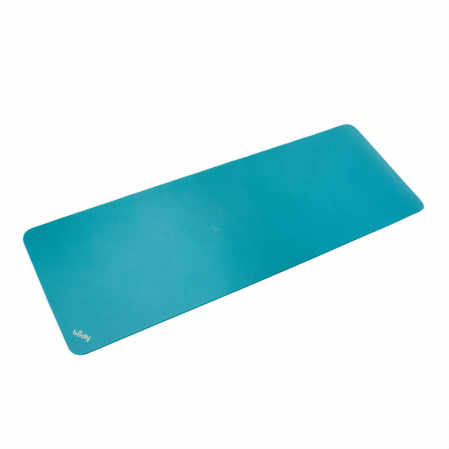 tapis de gymnastique pilates petrole