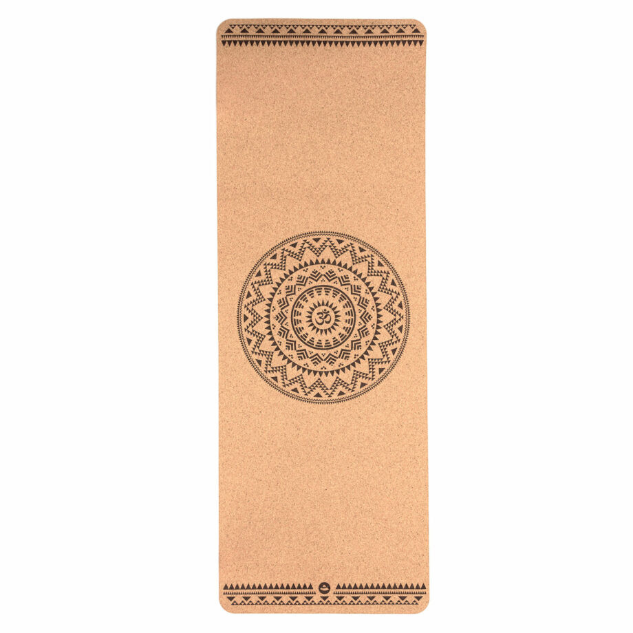 tapis de yoga en liege ethno