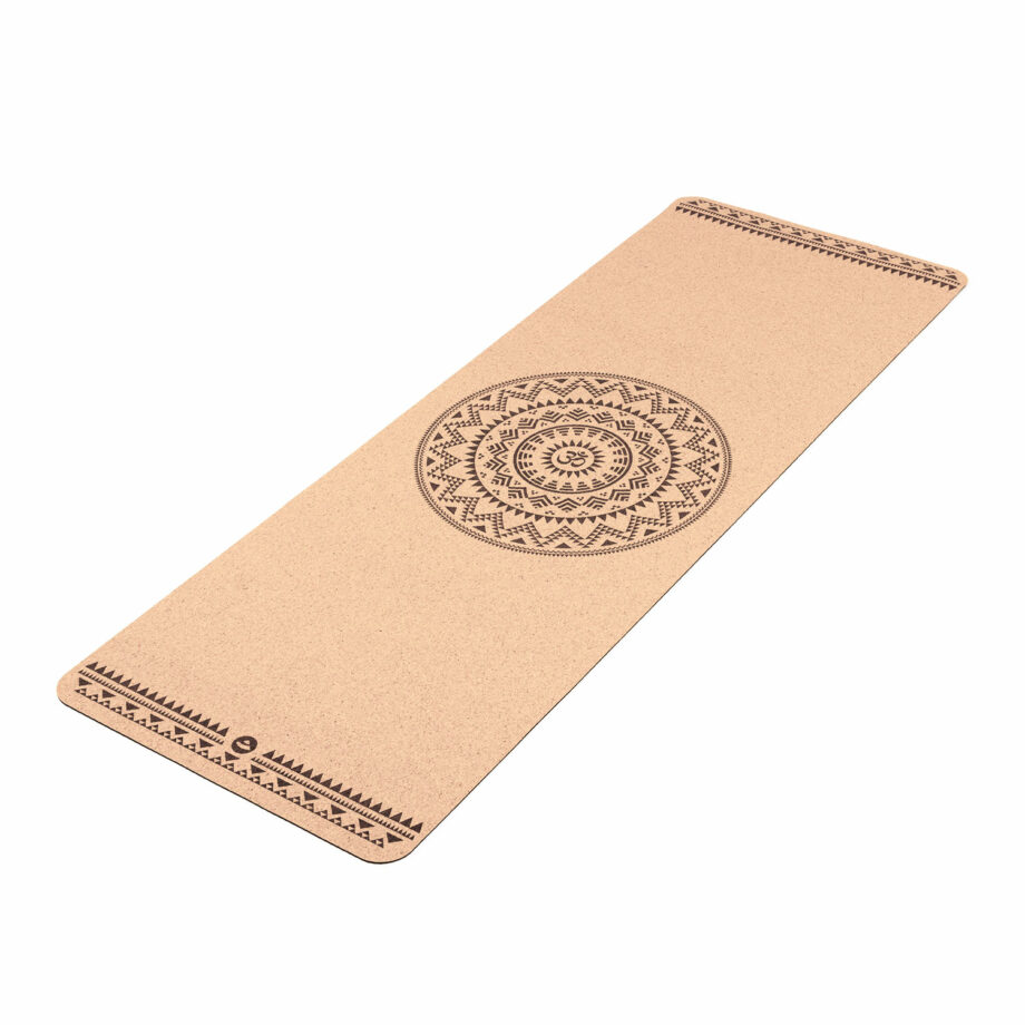 tapis de yoga en liege ethno