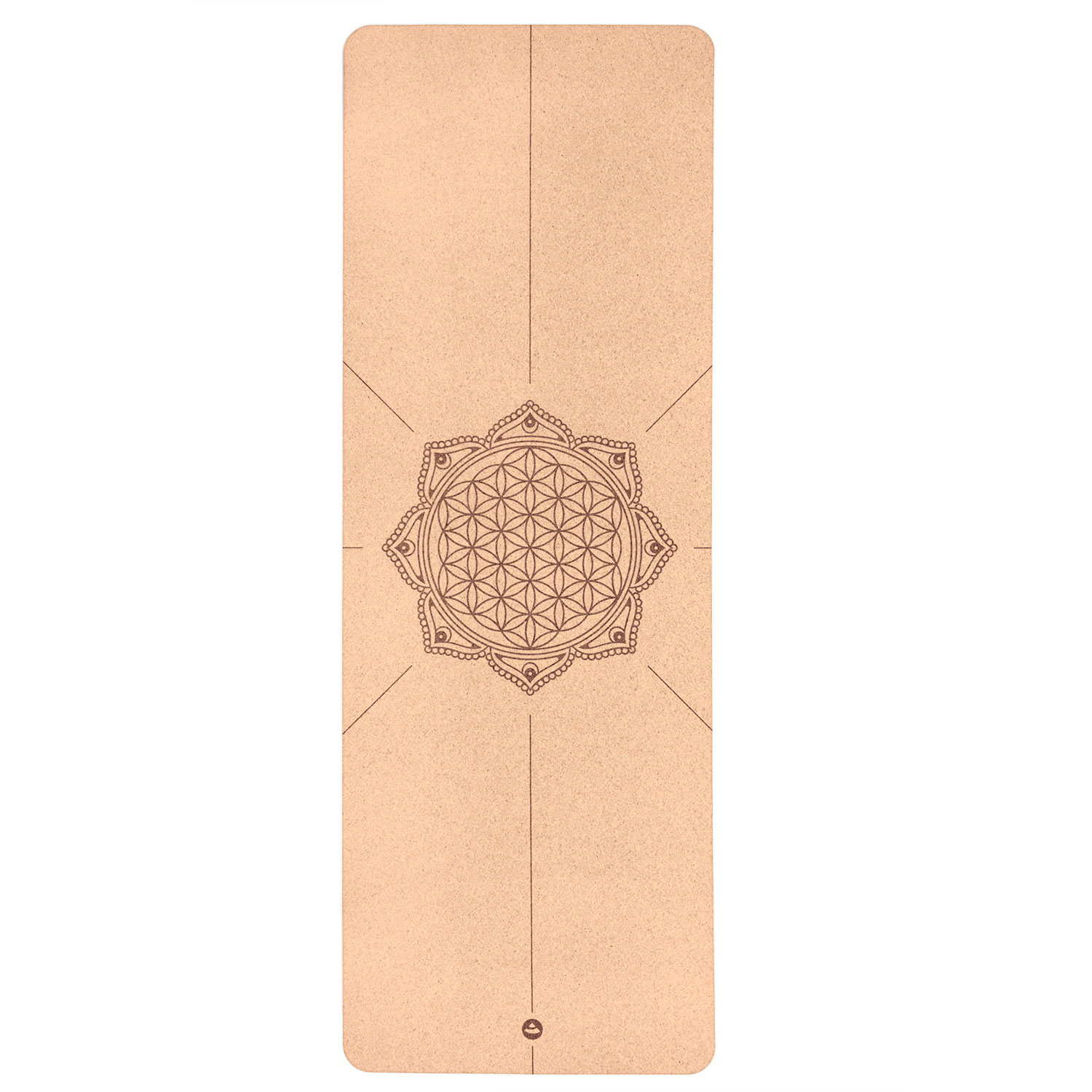 Tapis de yoga en liège Spring Love 4mm - karma passion pour le yoga