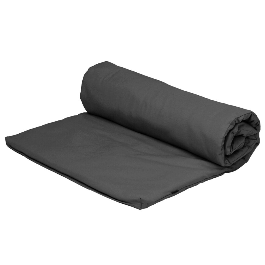 tapis de yoga futon anthracite