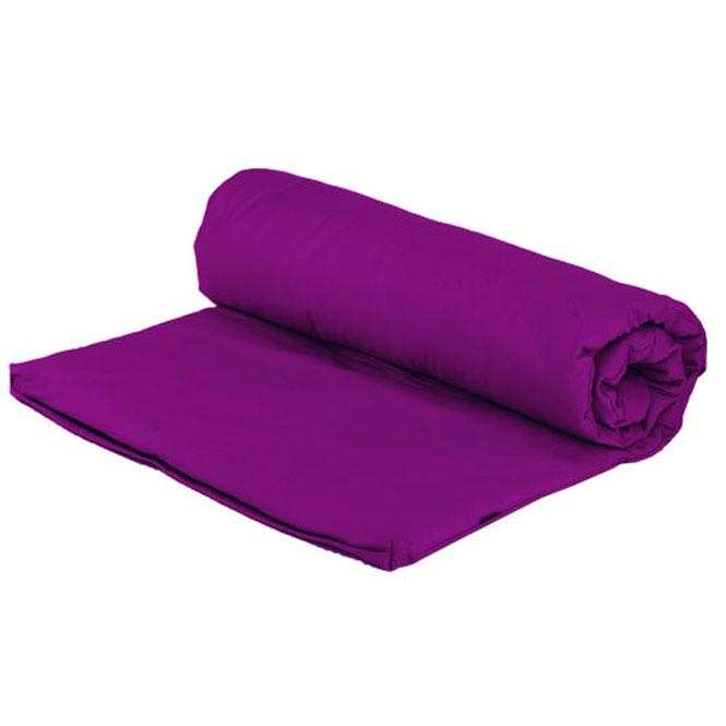 tapis de yoga futon aubergine