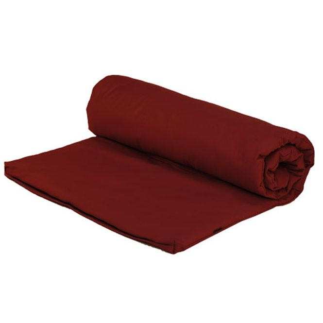 tapis de yoga futon bordeaux