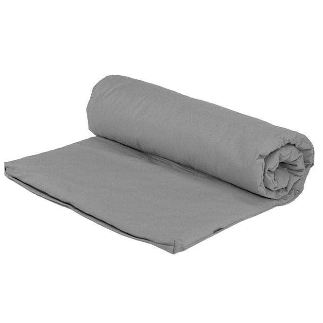 tapis de yoga futon gris