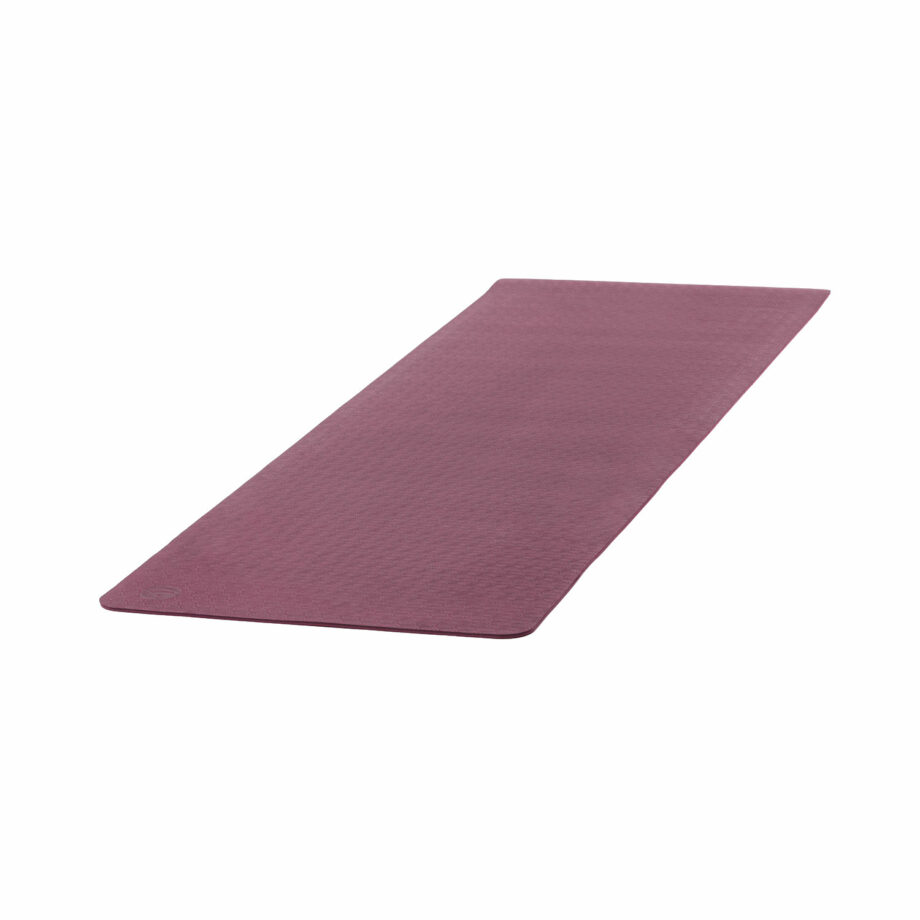 tapis de yoga lotus pro aubergine