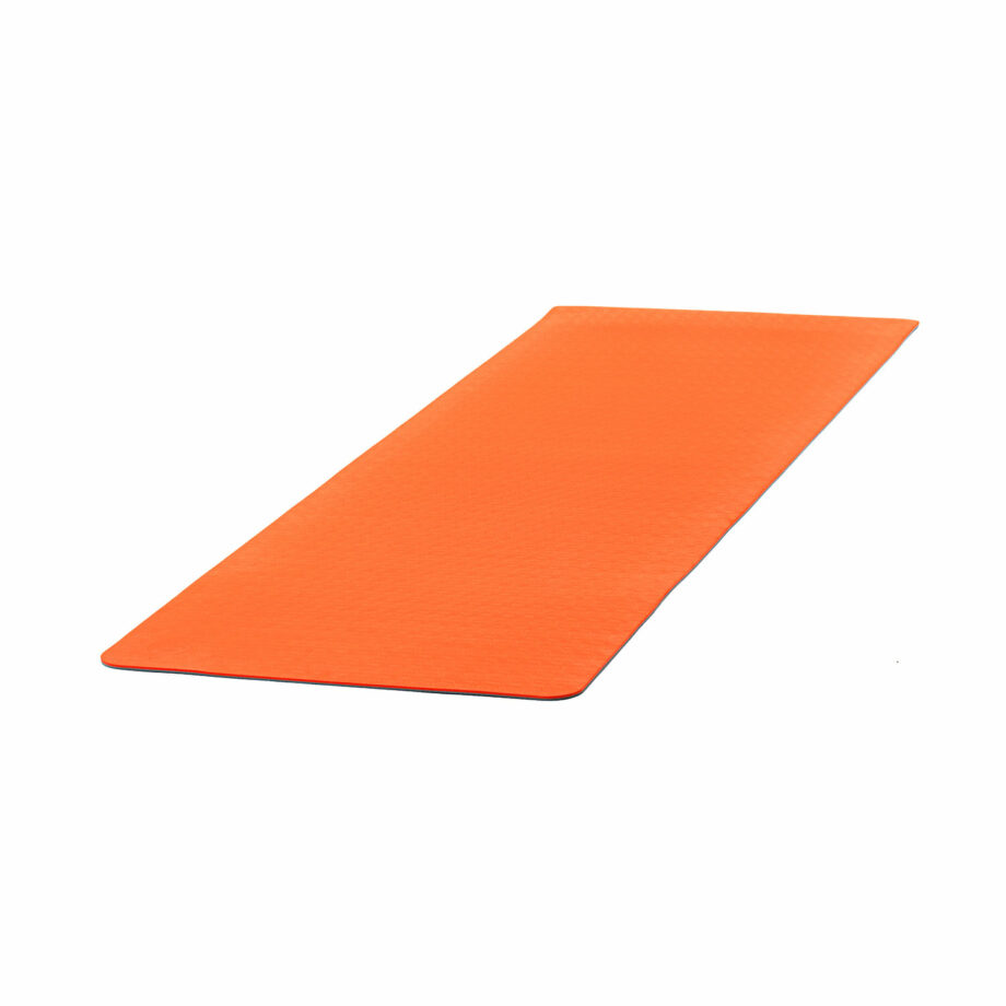 tapis de yoga lotus pro orange