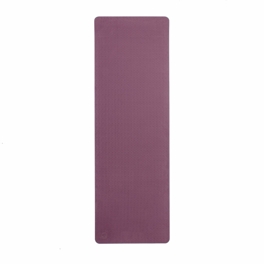 tapis de yoga lotus pro aubergine